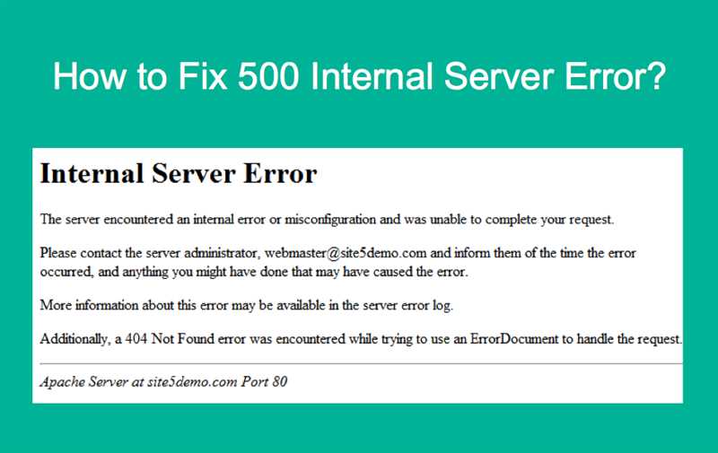 Что такое 500 Internal Server Error